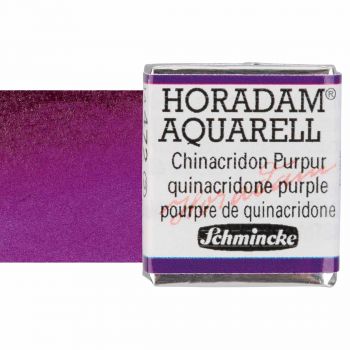 Schmincke Horadam Watercolor Quinacridone Purple Half-Pan