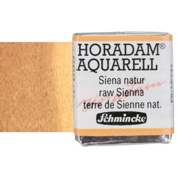 Schmincke Horadam Watercolor Raw Sienna Half-Pan