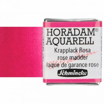 Schmincke Horadam Watercolor Rose Madder Half-Pan