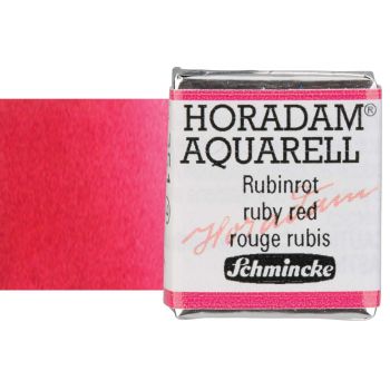 Schmincke Horadam Watercolor Ruby Red Half-Pan