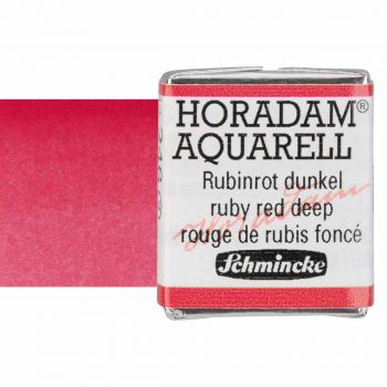 Schmincke Horadam Watercolor Ruby Red Deep Half-Pan