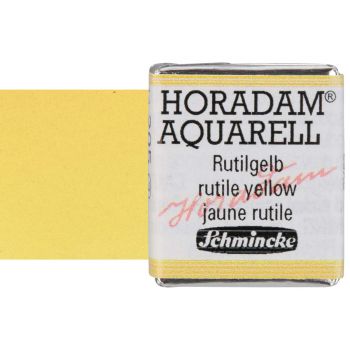 Schmincke Horadam Watercolor Rutile Yellow Half-Pan