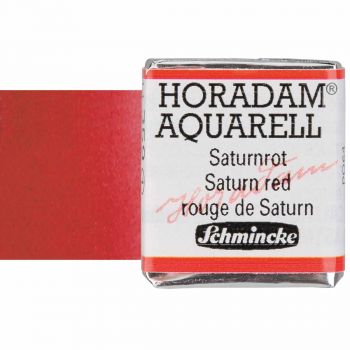 Schmincke Horadam Watercolor Saturn Red Half-Pan