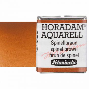 Schmincke Horadam Watercolor Spinel Brown Half-Pan