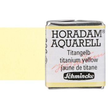 Schmincke Horadam Watercolor Titanium Yellow Half-Pan