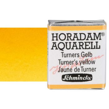 Schmincke Horadam Watercolor Turners Yellow Half-Pan