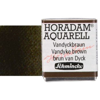 Schmincke Horadam Watercolor Vandyke Brown Half-Pan