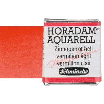 Schmincke Horadam Watercolor Vermilion Light Half-Pan