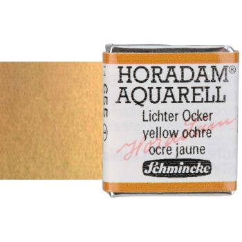 Schmincke Horadam Watercolor Yellow Ochre Half-Pan