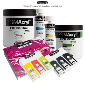 Schmincke PRIMAcryl Professional Heavy Body Acrylics and Sets