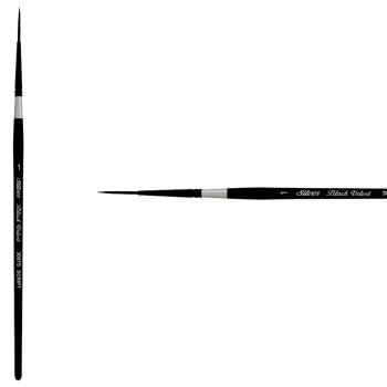 Silver Brush Black Velvet Series 3700S Script 1