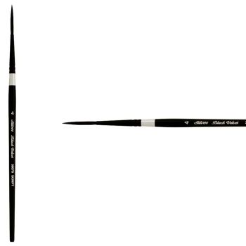 Silver Brush Black Velvet Series 3700S Script 4