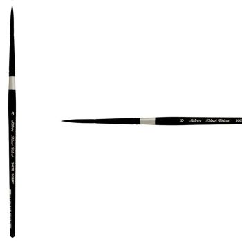 Silver Brush Black Velvet® Watercolor Brush Series 3700S Script #6