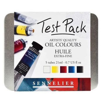 Sennelier Artists' Quality Oil Colors 21ml Test Pack of 5