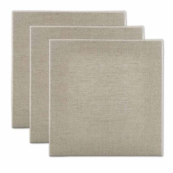 Senso Clear Primed Linen Canvas 1-1/2", 12x12" Box of 3