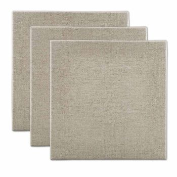 Senso Clear Primed Linen Canvas 1-1/2", 12x12" Box of 3
