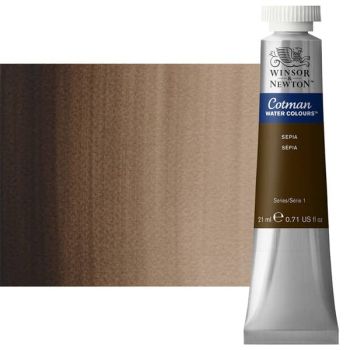 Winsor & Newton Cotman Watercolor 21 ml Tube - Sepia