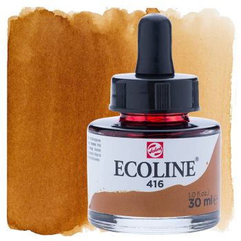 Ecoline Liquid Watercolor 30ml Pipette Jar Sepia