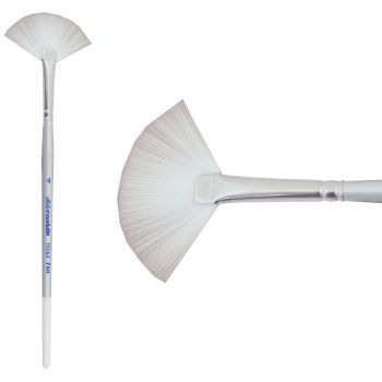 Silver Brush Silverwhite Short Handled Brush Fan 4