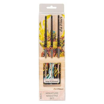 Da Vinci Maestro Series 70 Kolinsky Mini Brush Set of 3