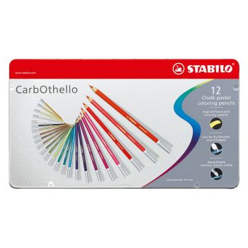 Stabilo CarbOthello Pastel Pencil Set 12 Color Set
