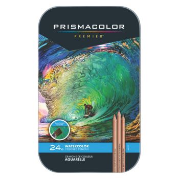 Prismacolor Watercolor Pencil Set of 24 - Assorted Colors