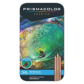 Prismacolor Watercolor Pencil Set of 36 - Assorted Colors