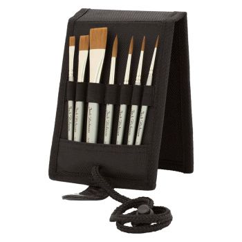 Jack Richeson Plein Air 7 Piece Travel Brush Set and Case