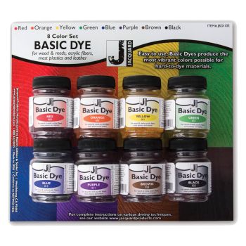 Jacquard Basic Dye 1/2oz Color Set of 8