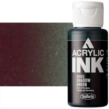 Holbein Acrylic Ink 30ml Shadow Green