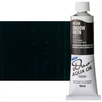 Holbein Duo Aqua Water-Soluble Oil Color 40 ml Tube - Shadow Green