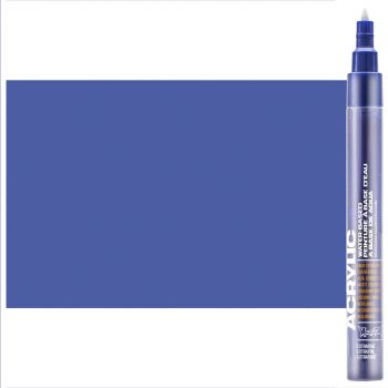 Montana Acrylic Paint Marker 0.7mm (Extra Fine) - Shock Blue Dark