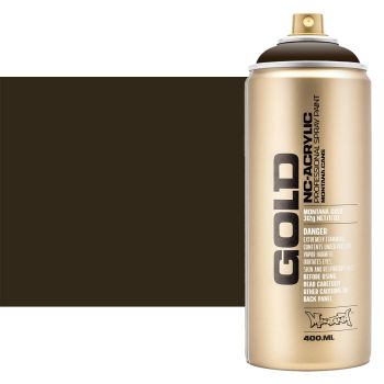 Montana GOLD Acrylic Professional Spray Paint 400 ml - Shock Brown Dark