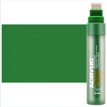 Montana Acrylic Paint Marker 15mm (Chisel) - Shock Green Dark