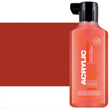 Montana ACRYLIC Water-Based Marker Refill - Shock Orange Dark, 180ml