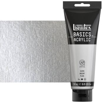 Liquitex Basics Acrylics 250ml Silver