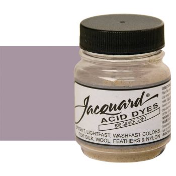 Jacquard Acid Dye 1/2 oz Silver Gray 