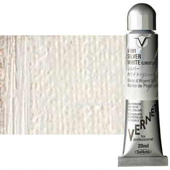 Holbein Vern?t Oil Color 20 ml Tube - Silver White (with Linseed Oil)