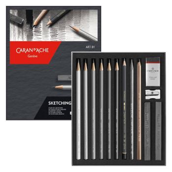 Art By Caran D'Ache 14 Piece Sketching Set