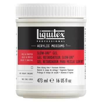 Liquitex Slow-Dri Blending Gel 16 oz Jar
