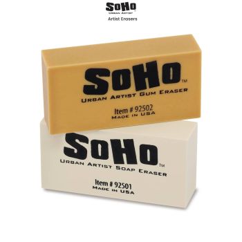 SoHo Urban Artist Gum and Soap Erasers