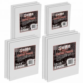 Soho Canvas Panels Medium Sizes Set of 12