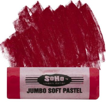 SoHo Urban Artist Jumbo Artists' Soft Pastel Stick - Crimson