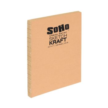 SoHo Open Bound Sketchbook 8.5 x 11 in (120 sheets) Kraft