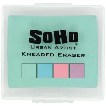 SoHo Urban Artist Kneaded Eraser, Pastel Color with Case