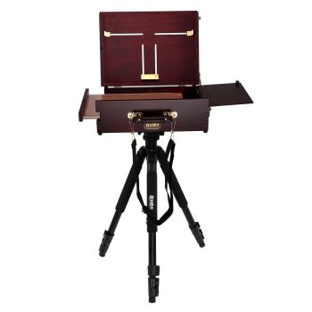 SoHo Wood Plein Air Scout Pochade Box with Tripod