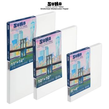 Soho Select Stretched 100% Cotton Watercolor Paper