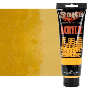 SoHo Urban Artists Heavy Body Acrylic - Cadmium Yellow Deep Hue, 75ml