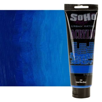 SoHo Urban Artists Heavy Body Acrylic - Cobalt Blue Hue, 250ml