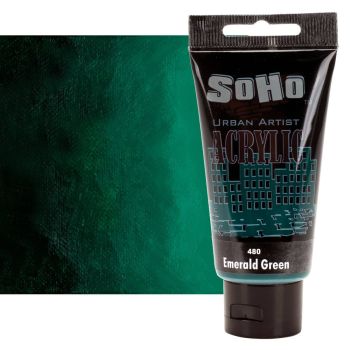 SoHo Urban Artists Heavy Body Acrylic Emerald Green 75ml